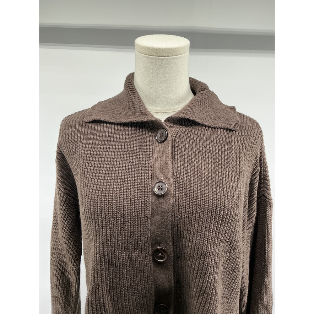 100% Organic Cotton Fisherman Collared Cardigan - Picture 3 of 3